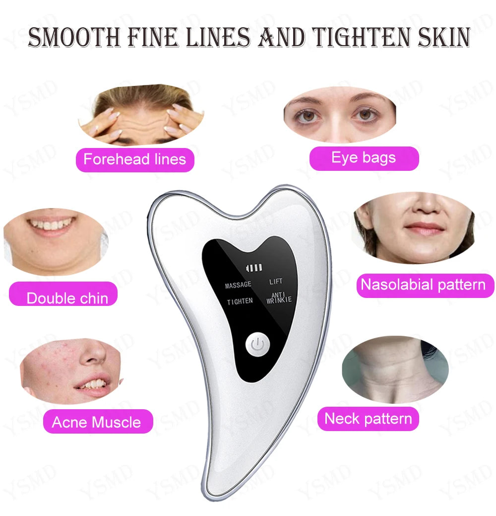 Electric Face Massager for Facial Lifting, Anti-Wrinkle & Double Chin Removal