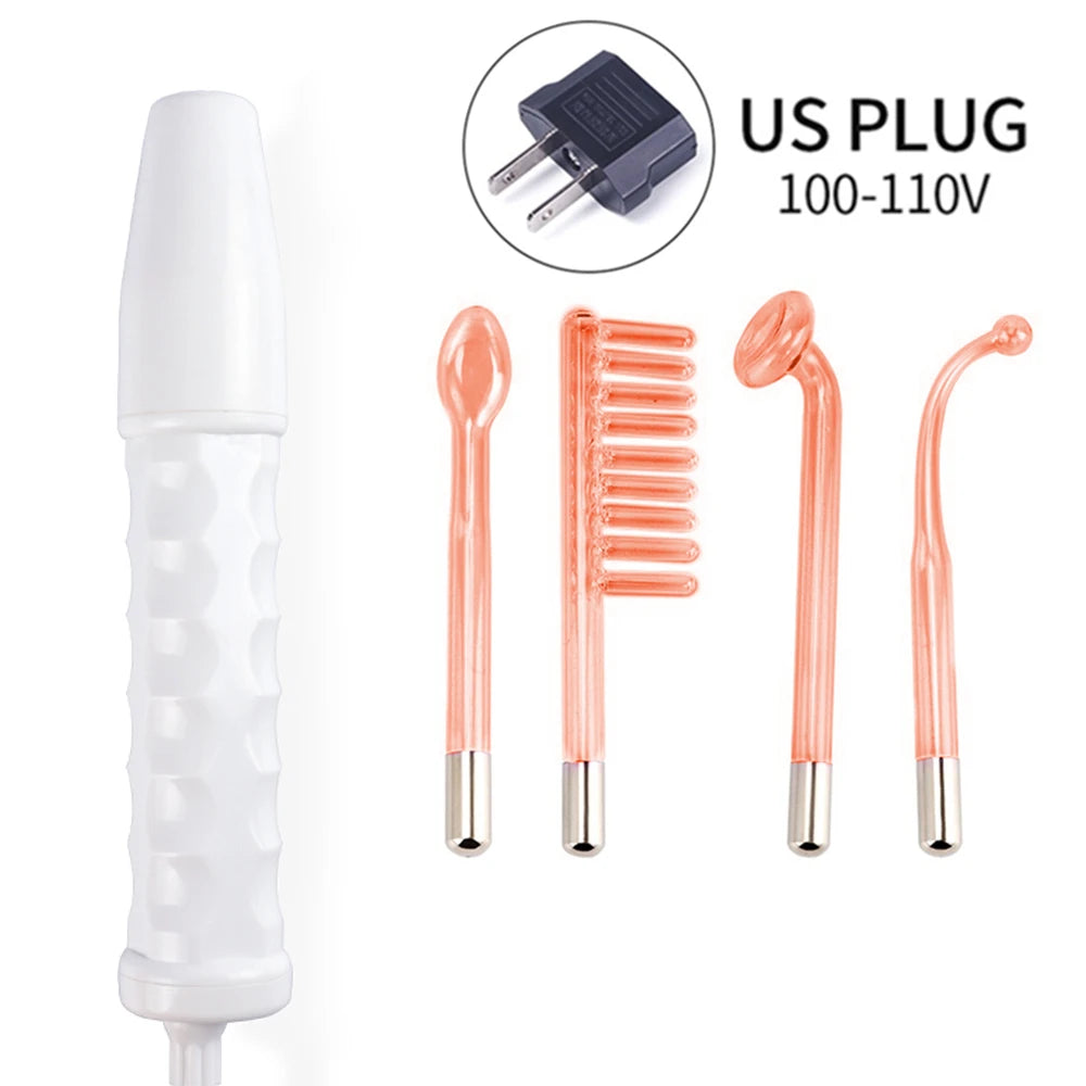 4-in-1 High Frequency Facial Wand – Acne, Skin Rejuvenation & SPA Care