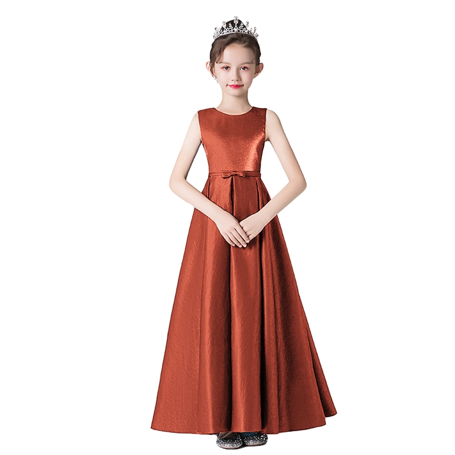 Elegant Christmas Dress for Girls Long Ceremony Banquet Concert Junior – Elsi John