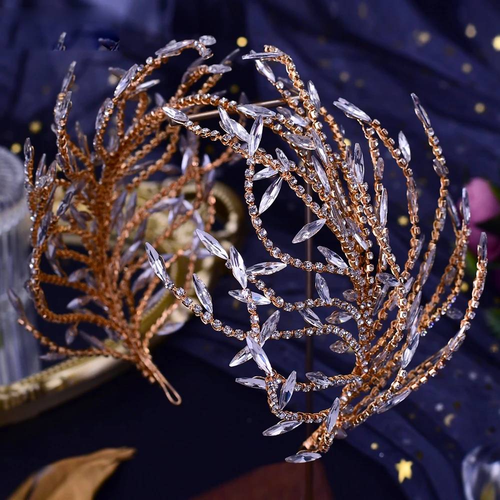 Luxury Rhinestone Bridal Tiara Headband – Wedding & Pageant Hair Accessory