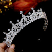 Bridal Cubic Zirconia Crown Tiara – Wedding & Party Headdress