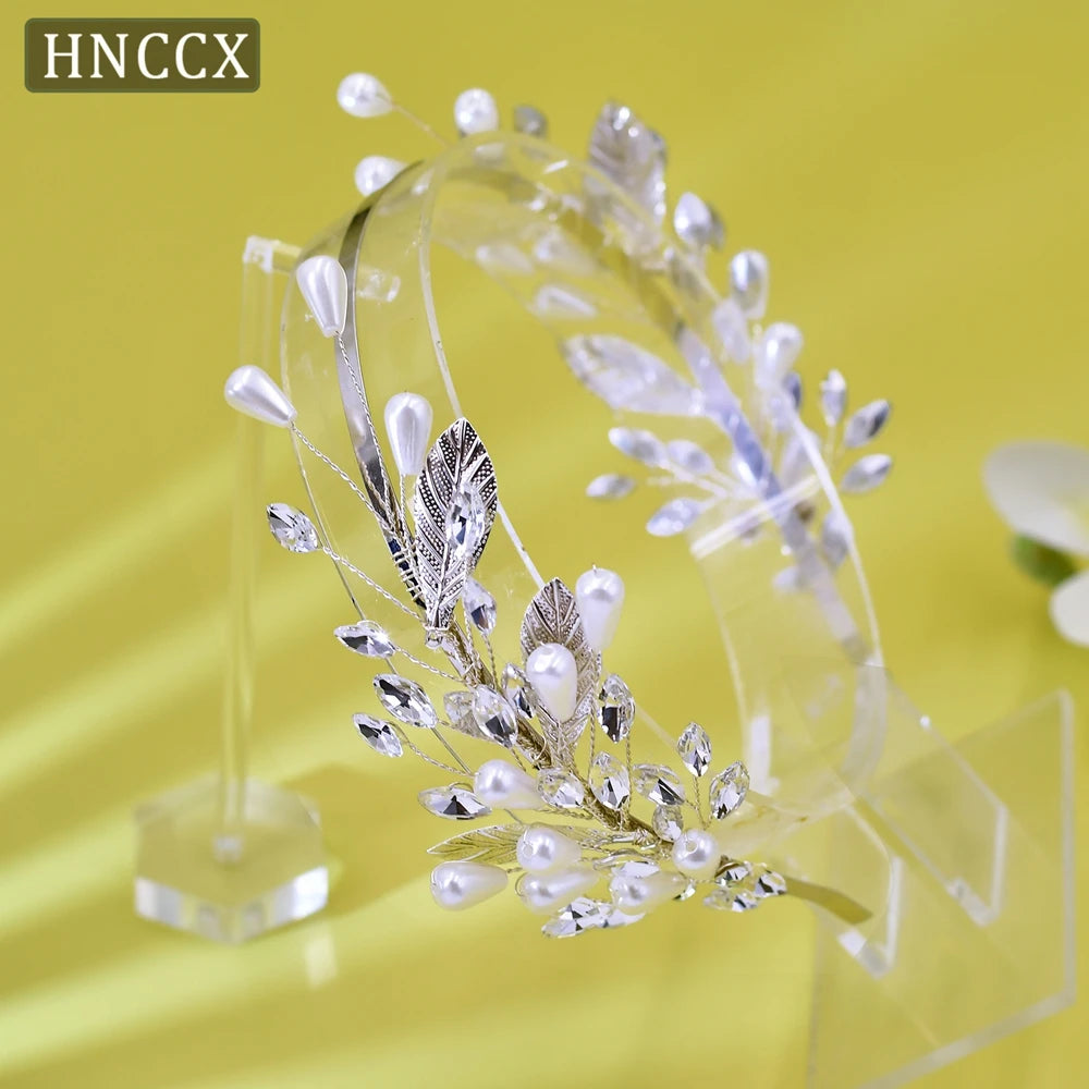 Silver Alloy Leaf Hair Accessory for Brides & Girls – Elegant Wedding Headpiece