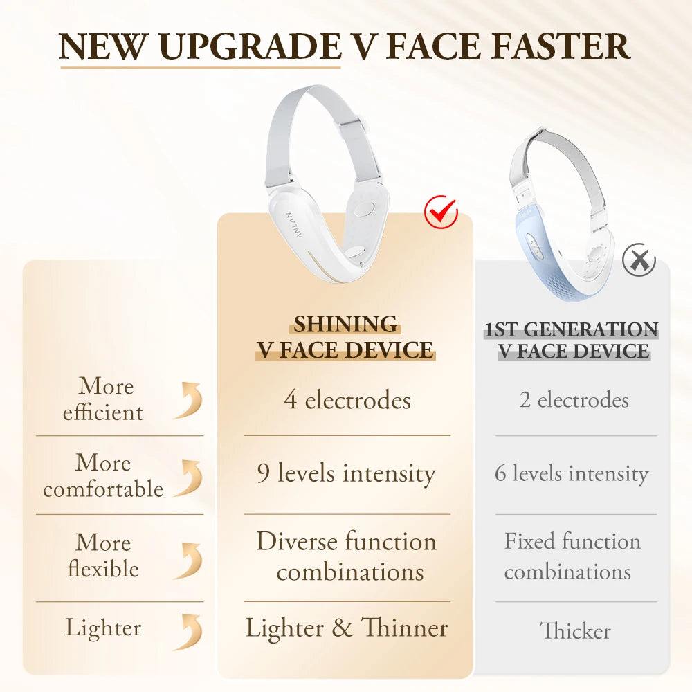 V Face EMS Facial Lifting and Slimming Beauty Device
