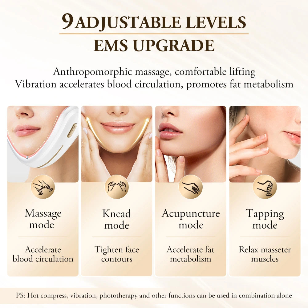 V Face EMS Facial Lifting and Slimming Beauty Device