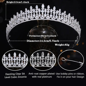 Elegant Bridal Crown Tiaras