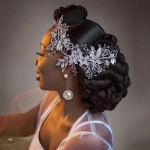 Handmade Rhinestone Bridal Headband for Women
