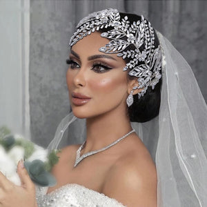 Silver Rhinestone Wedding Headband: Elegant Bridal Hair Accessory