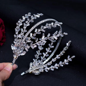 Baroque Crystal Tiara – Bridal Pageant Headpiece