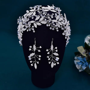 Gorgeous Bridal Tiara Wedding Headband Handmade Wedding Hair Jewelry
