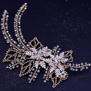 Bridal Crown Crystal Headband for Women Tiara and Headdress Wedding Hair Accessories
