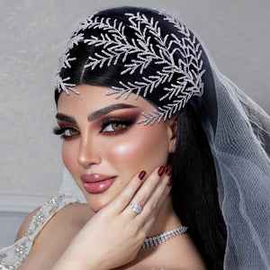 Leaf Bridal Headband - Elegant Wedding Tiara