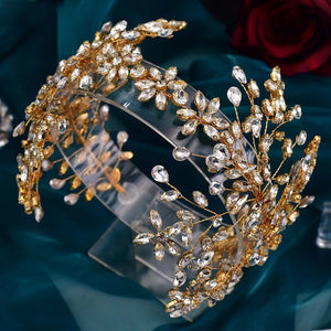 Rhinestone Bridal Wedding Headband Crystal Bridesmaid Headpiece