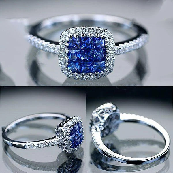 Low Cost Luxury 14K 0.45CT Diamond Sapphire Ring 55158 | Trinity Diamonds  Inc. | Tucson, AZ