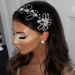 Rhinestone Wedding Headband: Bridal Hair Accessory