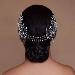 Handmade Crystal Bride Hairband: Elegant Rhinestone Wedding Headwear