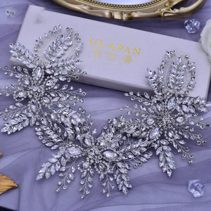 Bridal Rhinestone Hair Piece Wedding Dress Crystal Hair Accessories Elegant Woman Party Headband