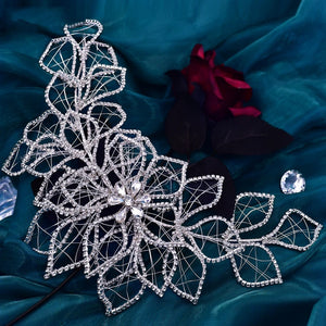 Crystal Lead Headband for Brides Wedding Hair Accessories Bridal Headpiece