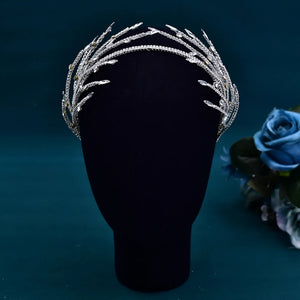 Rhinestone Bridal Headband for Wedding Party Hair Accessory