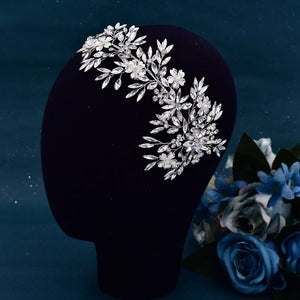 Wedding Hair Accessories Full Crystal Hair Jewellery Headpiece Handmade Bridal Tiara