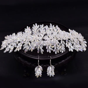 Luxurious Clear Crystal Headband for Bridal Wedding Handmade Bridal Hair Accessories