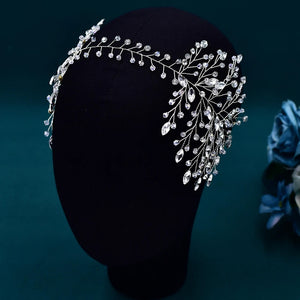 Handmade Crystal Bride Hairband: Elegant Rhinestone Wedding Headwear