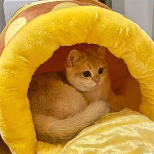 Honey Jar Shape Cat Bed House
