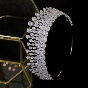 Luxury Tiara Crystal Bridal Crown