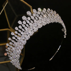Luxury Tiara Crystal Bridal Crown