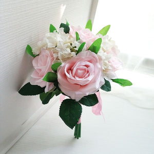 Pink Flower Bridal Bouquet