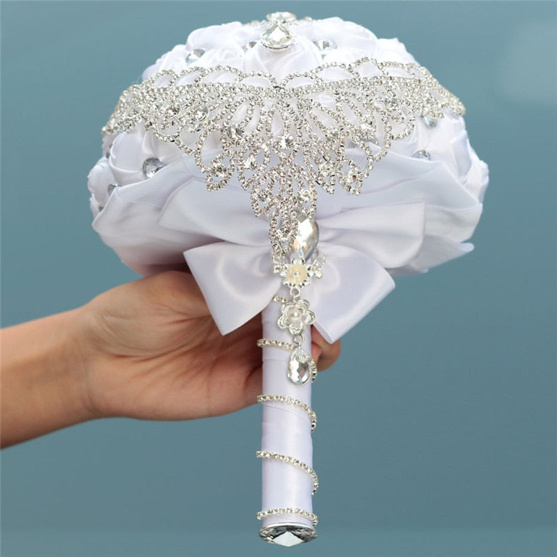 White Bridal Bouquet 16Styles