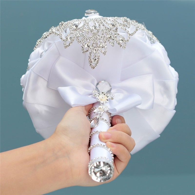 White Bridal Bouquet 16Styles