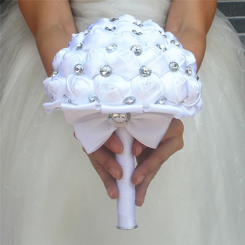 White Bridal Bouquet 16Styles