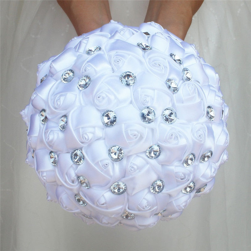 White Bridal Bouquet 16Styles