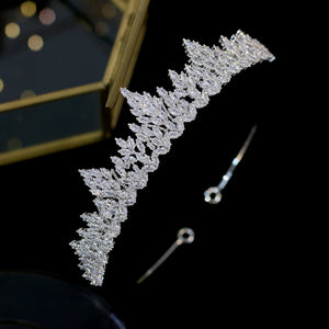 Luxury Crystal Bridal Crown Tiara