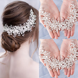 Bridal Flower Headband Prom Tiara