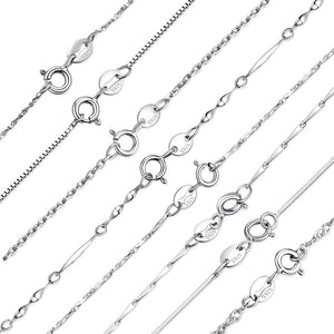 925 Sterling Silver Necklace Chain