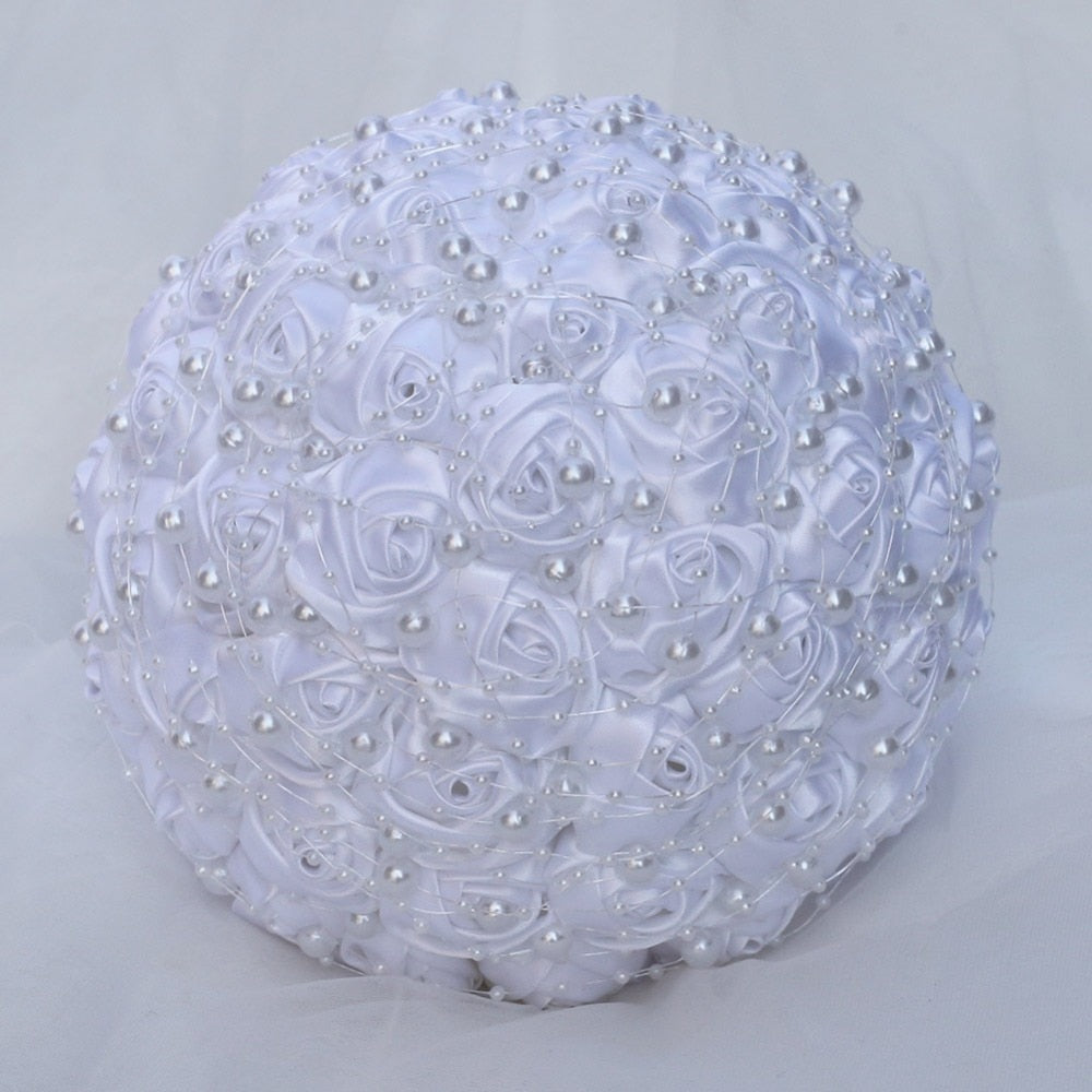 White Bridal Bouquet 16Styles