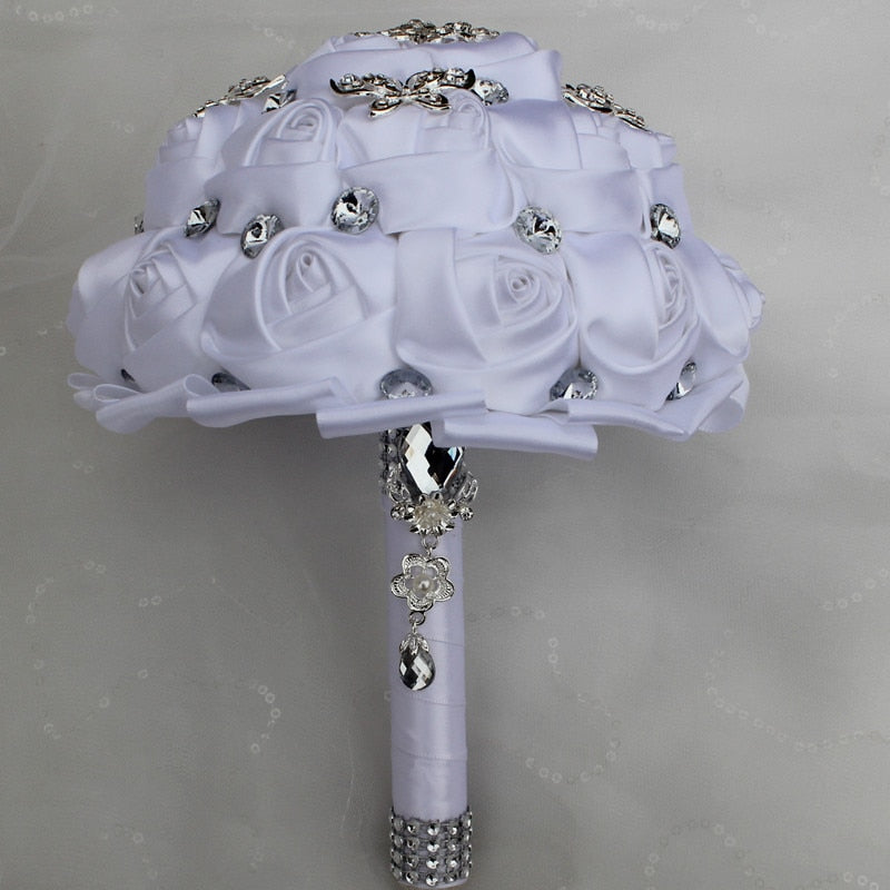 White Bridal Bouquet 16Styles