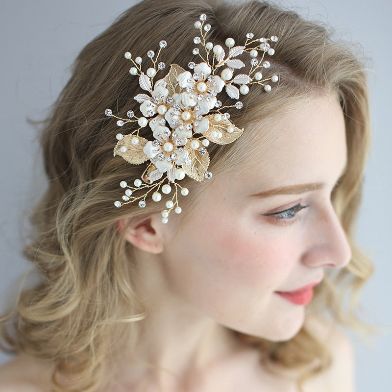 Trendy Flower Wedding Hair Accessories