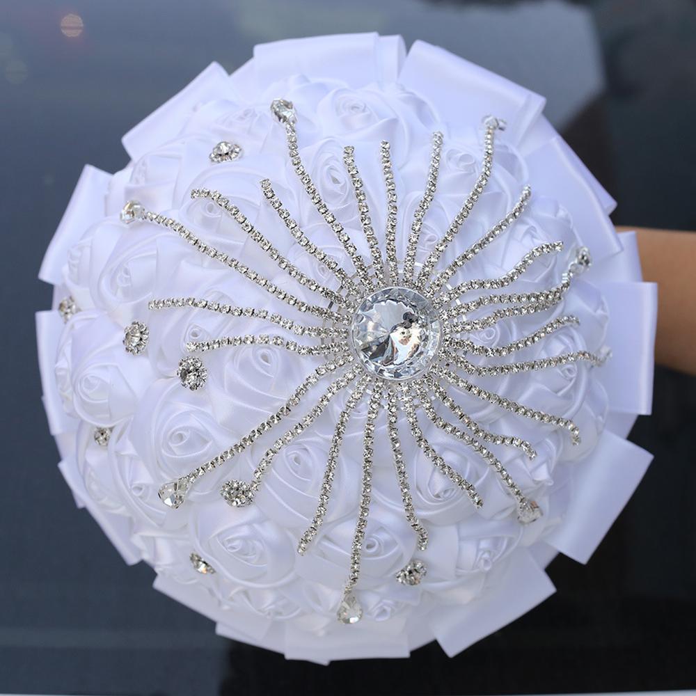 White Bridal Bouquet 16Styles