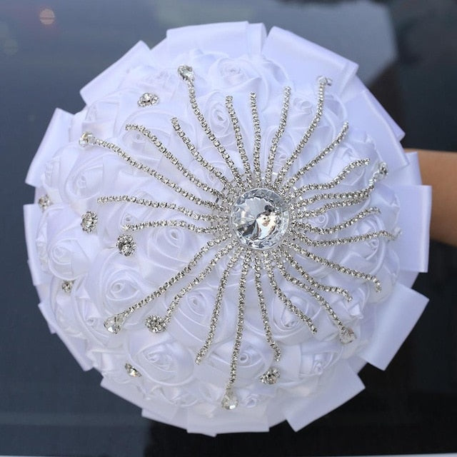 White Bridal Bouquet 16Styles