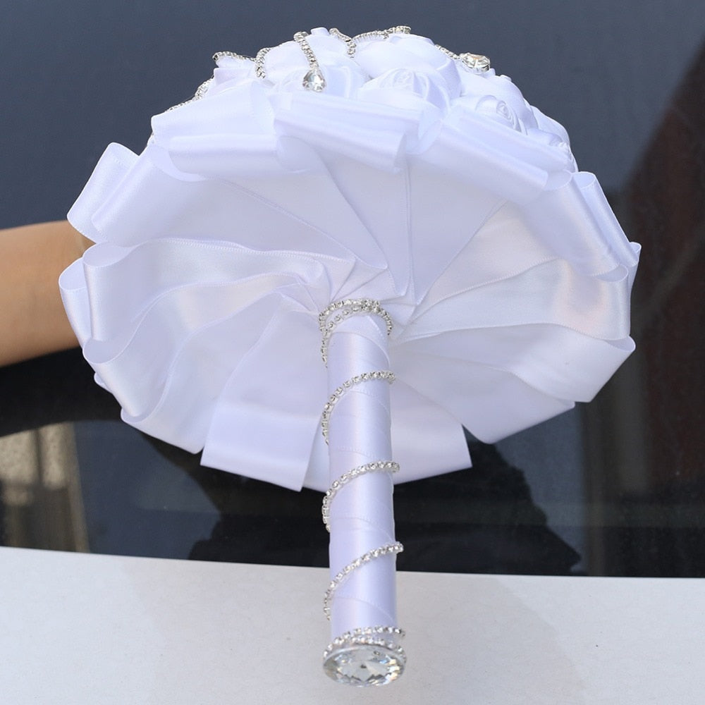 White Bridal Bouquet 16Styles