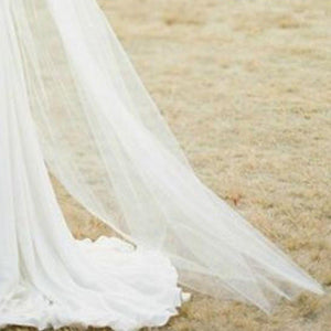 Long Tulle Wedding Veils