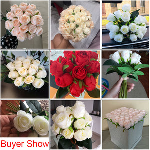 18pcs Rose Bridal Flower Bouquets