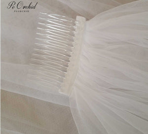 Two Layer Short Wedding Veil